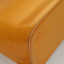 LOUIS VUITTON Monogram Vernis Houston Hand Bag Jaune M91121 LV Auth BA1348-15