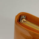 LOUIS VUITTON Monogram Vernis Houston Hand Bag Jaune M91121 LV Auth BA1348-17