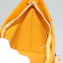 LOUIS VUITTON Monogram Vernis Houston Hand Bag Jaune M91121 LV Auth BA1348-20