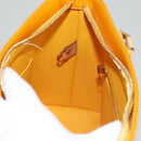 LOUIS VUITTON Monogram Vernis Houston Hand Bag Jaune M91121 LV Auth BA1348-21