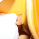 LOUIS VUITTON Monogram Vernis Houston Hand Bag Jaune M91121 LV Auth BA1348-12