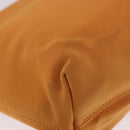 Salvatore Ferragamo Vala Hand Bag Canvas 2way Orange Silver Auth BA13480-16