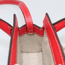 Chloe Hand Bag Leather 2way Red Gold Auth BA13481A-20