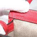 Chloe Hand Bag Leather 2way Red Gold Auth BA13481A-12