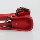Chloe Hand Bag Leather 2way Red Gold Auth BA13481A-4