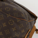 LOUIS VUITTON Monogram Saumur 35 Shoulder Bag M42254 LV Auth BA13483-15
