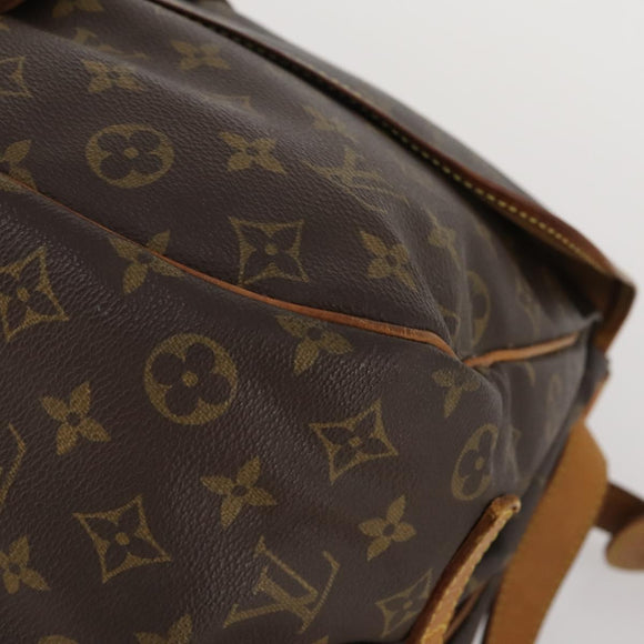 LOUIS VUITTON Monogram Saumur 35 Shoulder Bag M42254 LV Auth BA13483
