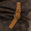 LOUIS VUITTON Monogram Saumur 35 Shoulder Bag M42254 LV Auth BA13483-19