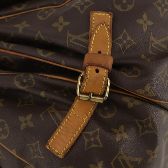 LOUIS VUITTON Monogram Saumur 35 Shoulder Bag M42254 LV Auth BA13483