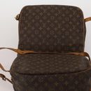 LOUIS VUITTON Monogram Saumur 35 Shoulder Bag M42254 LV Auth BA13483-20