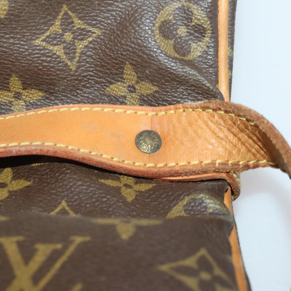 LOUIS VUITTON Monogram Saumur 35 Shoulder Bag M42254 LV Auth BA13483