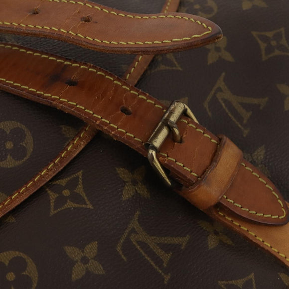 LOUIS VUITTON Monogram Saumur 35 Shoulder Bag M42254 LV Auth BA13483