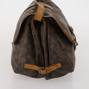 LOUIS VUITTON Monogram Saumur 35 Shoulder Bag M42254 LV Auth BA13483-3
