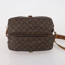 LOUIS VUITTON Monogram Saumur 35 Shoulder Bag M42254 LV Auth BA13483-5