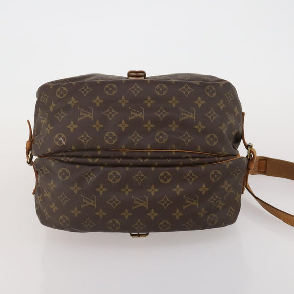 LOUIS VUITTON Monogram Saumur 35 Shoulder Bag M42254 LV Auth BA13483