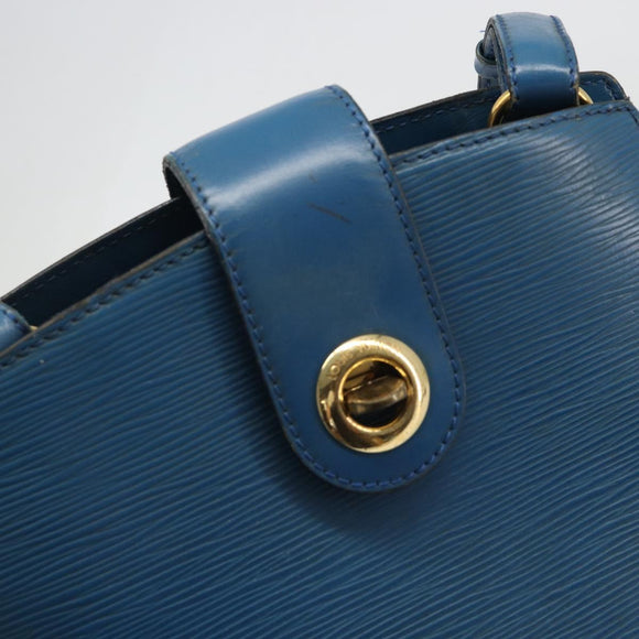 LOUIS VUITTON Epi Cluny Schoudertas Blauw M52255 LV Auth BA13485