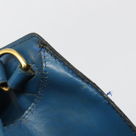 LOUIS VUITTON Epi Cluny Schoudertas Blauw M52255 LV Auth BA13485