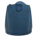LOUIS VUITTON Epi Cluny Shoulder Bag Blue M52255 LV Auth BA13485-2