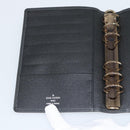 LOUIS VUITTON Taiga Leather Agenda MM Day Planner Cover Ardoise Auth BA13490-14
