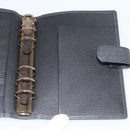 LOUIS VUITTON Taiga Leather Agenda MM Day Planner Cover Ardoise Auth BA13490-15