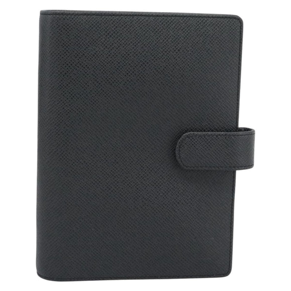 LOUIS VUITTON Taiga Leather Agenda MM Day Planner Cover Ardoise Auth BA13490