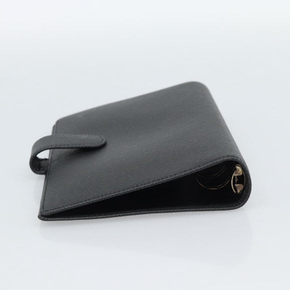 LOUIS VUITTON Taiga Leather Agenda MM Day Planner Cover Ardoise Auth BA13490