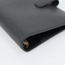 LOUIS VUITTON Taiga Leather Agenda MM Day Planner Cover Ardoise Auth BA13490-9