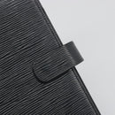 LOUIS VUITTON Epi Agenda MM Day Planner Cover Black R20042 LV Auth BA13491-17