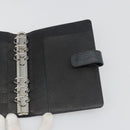 LOUIS VUITTON Epi Agenda MM Day Planner Cover Black R20042 LV Auth BA13491-19