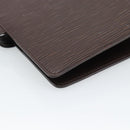 LOUIS VUITTON Epi Agenda MM Day Planner Cover Mocha R2004D LV Auth BA13492-11