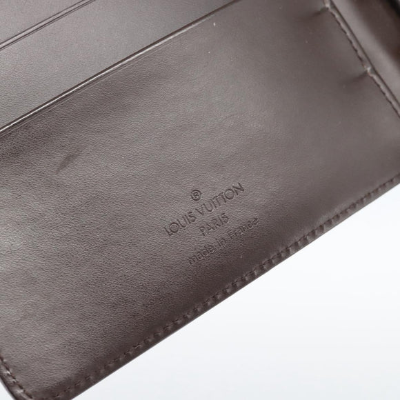 LOUIS VUITTON Epi Agenda MM Day Planner Cover Mocha R2004D LV Auth BA13492