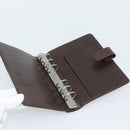 LOUIS VUITTON Epi Agenda MM Day Planner Cover Mocha R2004D LV Auth BA13492-13