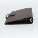 LOUIS VUITTON Epi Agenda MM Day Planner Cover Mocha R2004D LV Auth BA13492-6