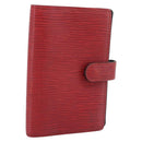 LOUIS VUITTON Epi Agenda PM Day Planner Cover Red R20057 LV Auth BA13493-1