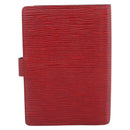 LOUIS VUITTON Epi Agenda PM Day Planner Cover Red R20057 LV Auth BA13493-2