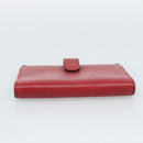 LOUIS VUITTON Epi Agenda PM Day Planner Cover Red R20057 LV Auth BA13493-4