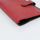 LOUIS VUITTON Epi Agenda PM Day Planner Cover Red R20057 LV Auth BA13493-14