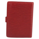LOUIS VUITTON Epi Agenda PM Day Planner Cover Red R20057 LV Auth BA13494-2