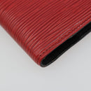 LOUIS VUITTON Epi Agenda PM Day Planner Cover Red R20057 LV Auth BA13494-14
