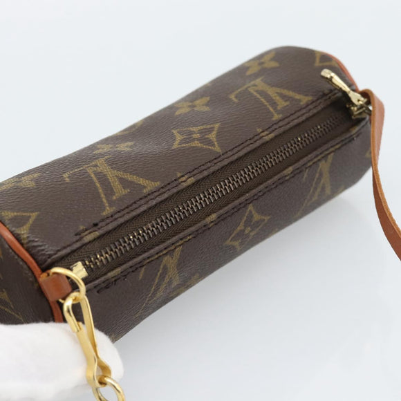 LOUIS VUITTON Monogram Papillon Pouch LV Auth BA13496