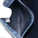 Christian Dior Trotter Canvas Chain Shoulder Bag Navy Gold Auth BA13497A-12