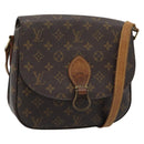 LOUIS VUITTON Monogram Saint Cloud GM Shoulder Bag M51242 LV Auth BA13499-1