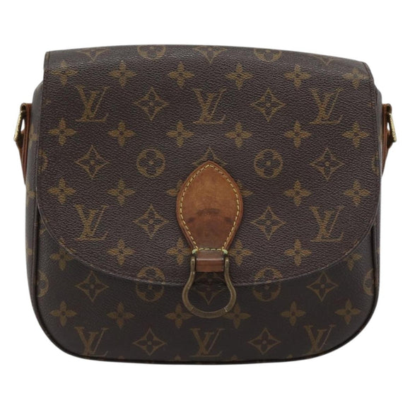 LOUIS VUITTON Monogram Saint Cloud GM Shoulder Bag M51242 LV Auth BA13499