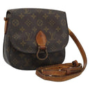 LOUIS VUITTON Monogram Saint Cloud MM Shoulder Bag M51243 LV Auth BA13500-1