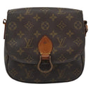 LOUIS VUITTON Monogram Saint Cloud MM Shoulder Bag M51243 LV Auth BA13500-13
