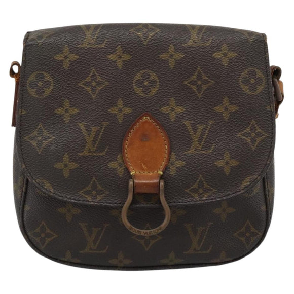 LOUIS VUITTON Monogram Saint Cloud MM Shoulder Bag M51243 LV Auth BA13500