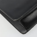 Christian Dior Shoulder Bag Leather Black Gold Auth BA13501-16