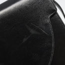 Christian Dior Shoulder Bag Leather Black Gold Auth BA13501-10