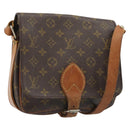 LOUIS VUITTON Monogram Cartouchiere MM Shoulder Bag M51253 LV Auth BA13507-1