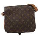 LOUIS VUITTON Monogram Cartouchiere MM Shoulder Bag M51253 LV Auth BA13507-2